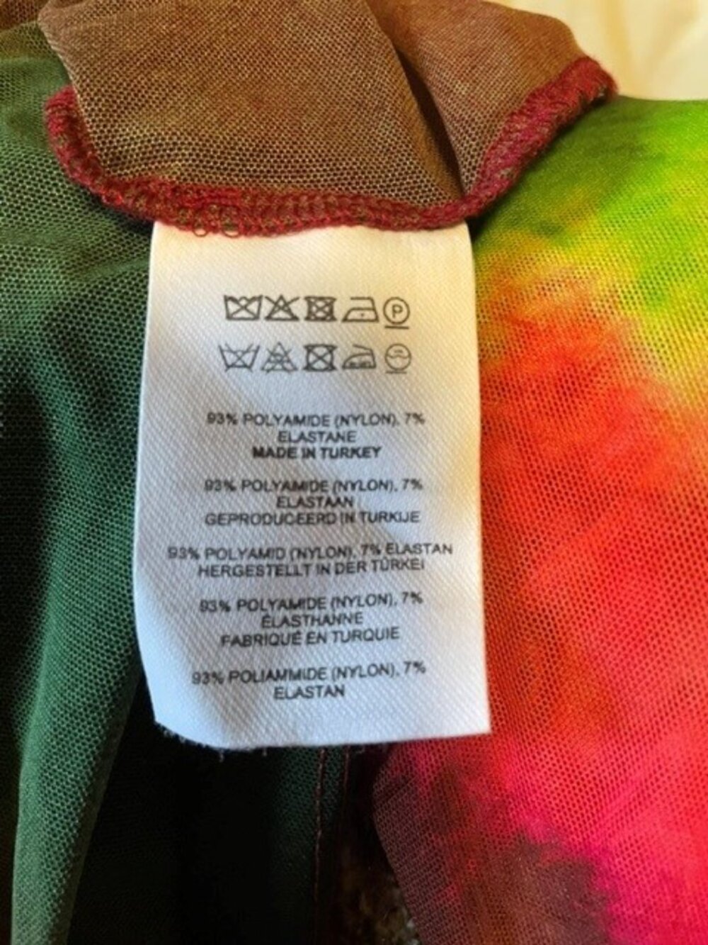 Dries Van Noten Tie-Dye Print Crew Neck Top - Picture 5 of 5